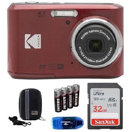 KODAK Pixpro FZ45 デジタルカメラセット SanDisk 32GB メモリーカード ...