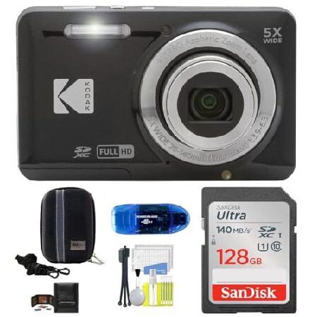 Kodak Pixpro FZ55 Digital Camera (Black) Bundle, I...