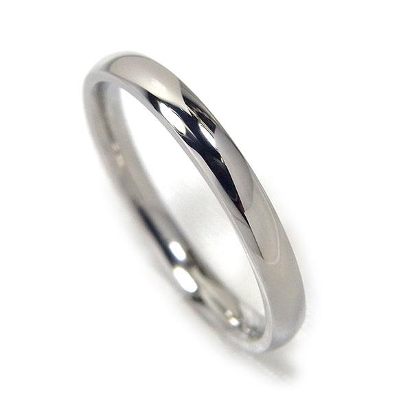 ステンレス 甲丸リング 2.5mm幅 シルバー 名前 記念日 メッセージ 刻印可能