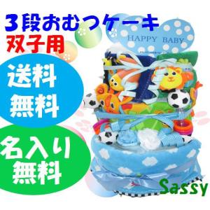 おむつケーキ サッシー Sassy 双子用 274　