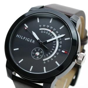 トミーヒルフィガー Tommy Hilfiger 腕時計 メンズ ブラウン 初回限定 クォーツ ブラック