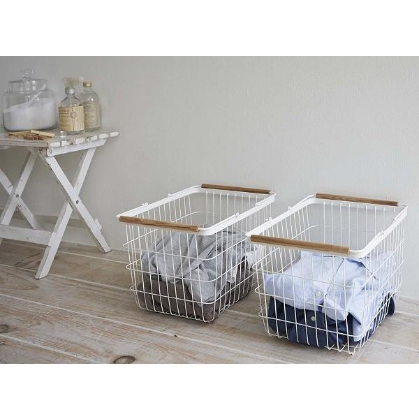 ランドリーバスケット トスカ M ホワイト tosca  小物入れ 収納 BOX ボックス ランドリ...