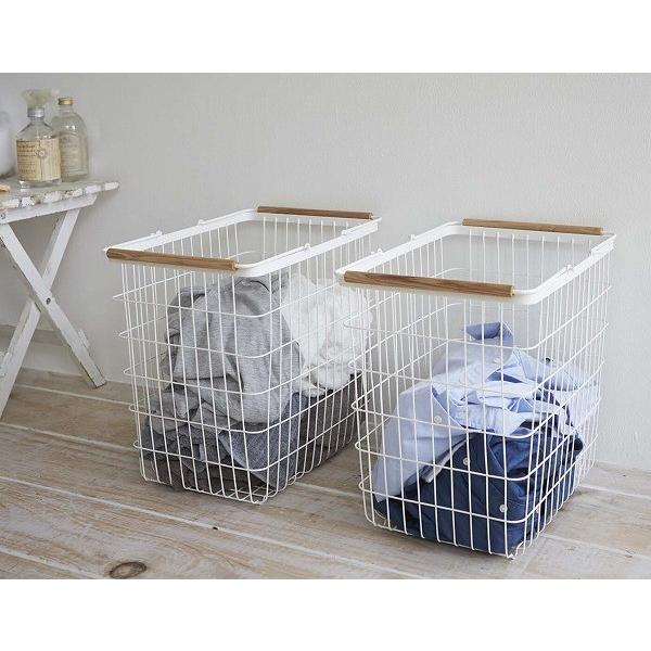 ランドリーバスケット ワイヤー Lサイズ トスカ tosca 北欧 洗濯カゴ 大容量 ランドリー収納...
