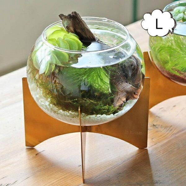 花瓶 フラワーベース インブルーム ガラスボウルベース L ガラス クレエ Creer 922500...