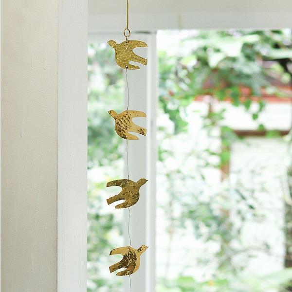 インブルーム ブラスハンギングガーランド バード ワイヤー デコレーション クレエ Creer 92...