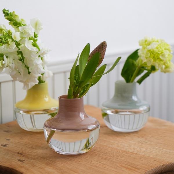 ガラスベース PUDIN ガラスベース イエロー ブラウン ブルー  ホームステッド アクシス ホー...