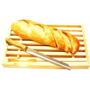 ブレッドボード with ナイフ付 ブレットボード パン切りまな板 カッティングボード 木製 カッテ...