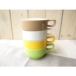 スタジオエム(スタジオM) デリカテッセ スープカップ4色 スタッキング スープカップ スープマグ ...