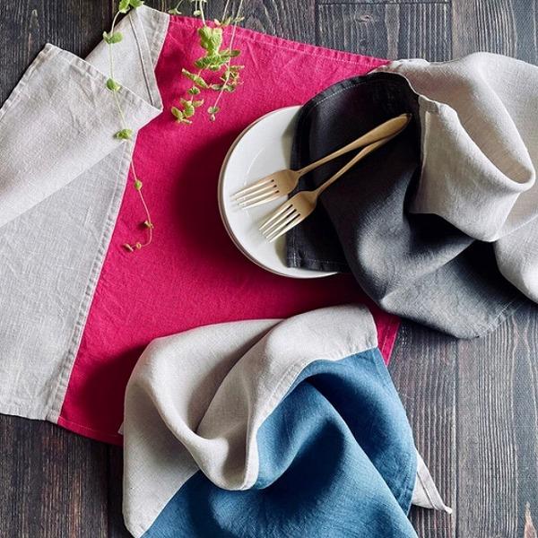 ロクサン キッチンクロス ブルー レッド ブラック キッチンワイプ キッチンクロス キッチンワイプ ...