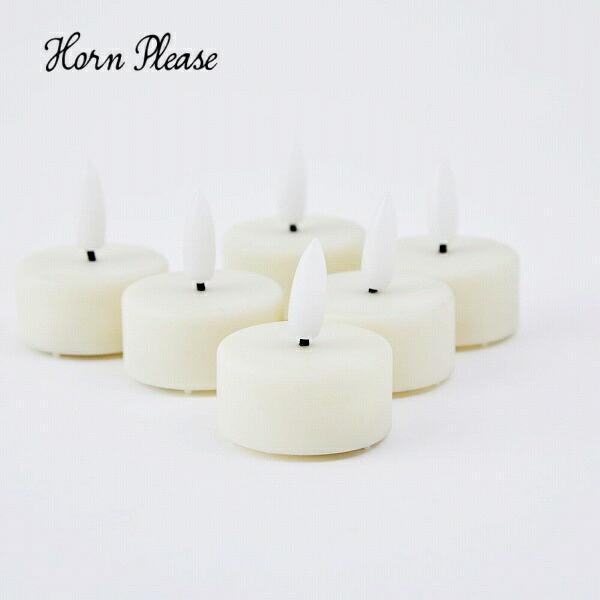 ＬＥＤライト ティーライト キャンドル ６ｐ セット LED キャンドル ロウソク ろうそく 志成 ...