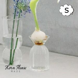 花瓶 ガラスベース リューズガラス クーレライン バルブベース ラペル Sサイズ Horn Please 志成販売 372245 ガラス 水耕栽培 水栽培 フラワー おしゃれ