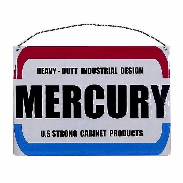 サインボード マーキュリー mercury デザインプレート ティンサイン MERCURY ガーデン...