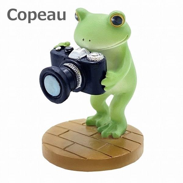 コポー カメラでパシャリ カメラ カエル ダイカイ Copeau 74200 雑貨 置き物 置物 オ...