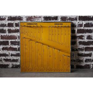 ツールラック ガレージ 工具箱 キャビネット 壁掛け パーツ DIY ディスプレイ棚 スパナ ヴィン...