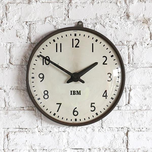 時計 IBM スクールクロック ゼネラルエレクトリック IBM School Clock 壁掛け ダ...