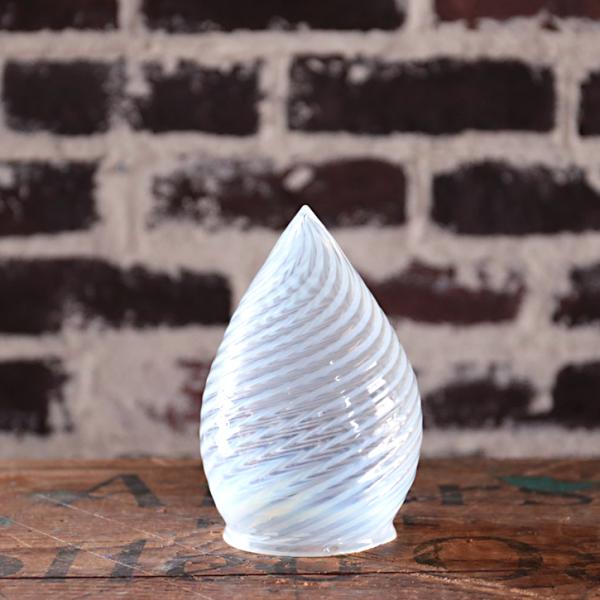 オパールセント ガラスシェード ランプシェード スウィル 渦巻 OPALESCENT SWIRL S...