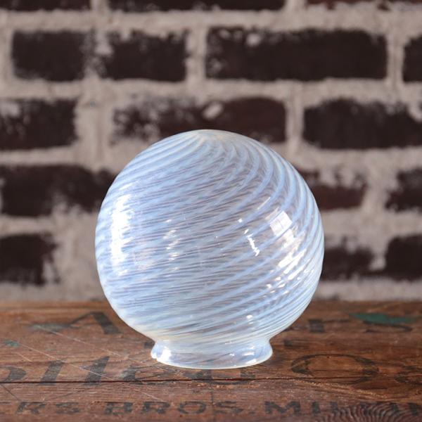 オパールセント ガラスシェード ランプシェード スウィル 渦巻 OPALESCENT SWIRL S...
