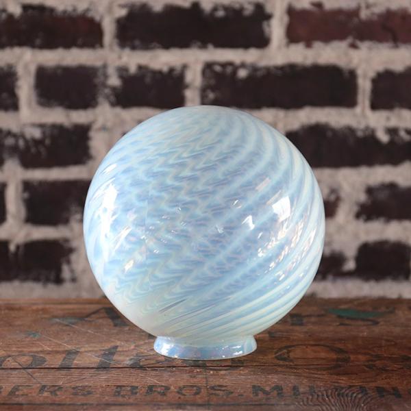 オパールセント ガラスシェード ランプシェード スウィル 渦巻 OPALESCENT SWIRL S...