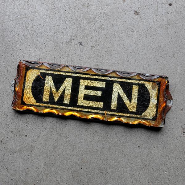ドア サイン プレート トイレ men women 標識 アンティーク おしゃれ 店舗什器 ヴィンテ...