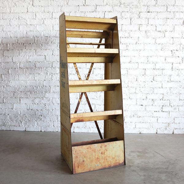 ラック メタルラック 店舗什器 収納 アドバタイジング 1950年代 ヴィンテージ アンティーク イ...