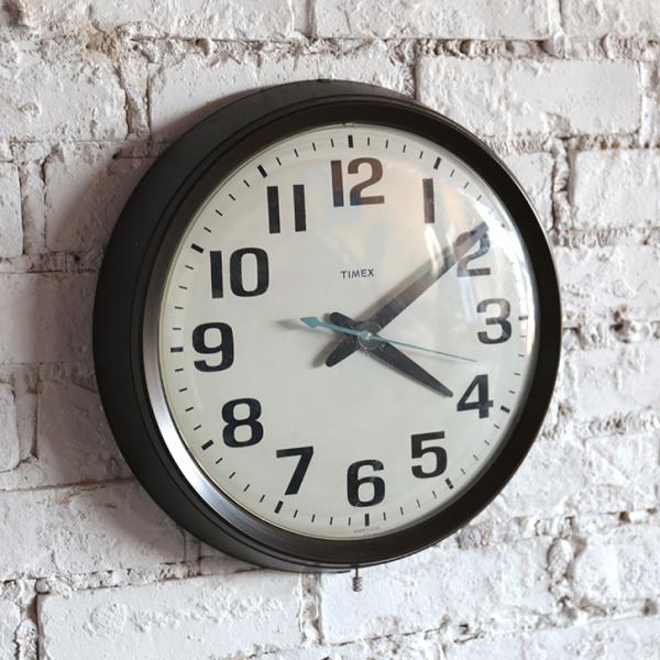 時計 TIMEX タイメックス スクールクロック School Clock 壁掛け アンティーク ヴ...