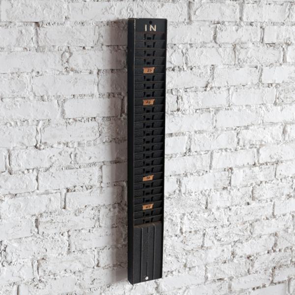 タイムカードラック タイムカードホルダー 棚 ヴィンテージ アンティーク アメリカ 雑貨 おしゃれ ...