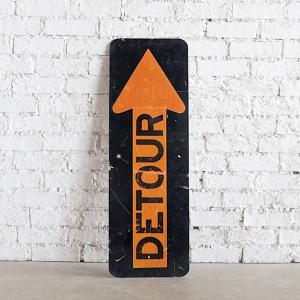 看板 アメリカ 道路標識 ヴィンテージ ホワイト ロードサイン