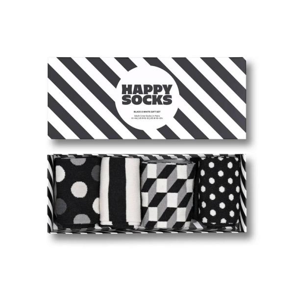 靴下 メンズ ソックス レディース ハッピーソックス 4足セット ハイソックス ブランド happy...