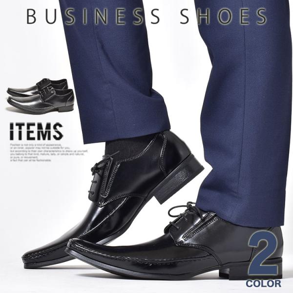 ビジネスシューズ メンズ ドレスシューズ 革靴 靴 紳士靴 ブランド MM/one プレーントゥ カ...