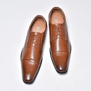 ビジネスシューズ メンズ 紳士ビジネスシューズ PU革靴 靴 ストレートチップ