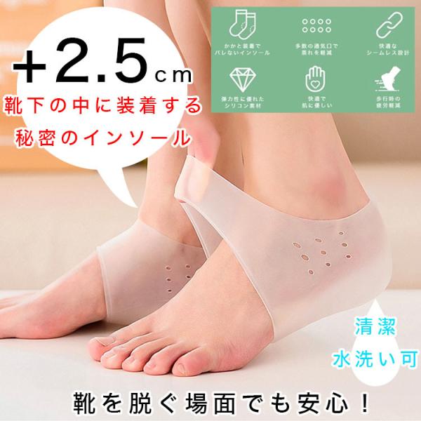 インソール メンズ レディース シークレットインソール 身長アップ 男女兼用