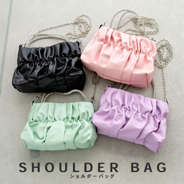 ショルダーバッグ レディース カバン 斜めがけ チェーンバッグ ミニショルダー パーティーバッグ ハ...