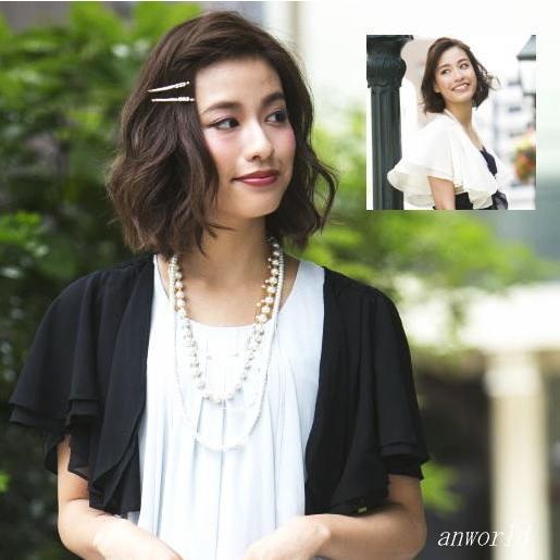 ボレロ 結婚式 パーティードレス ジャケット 大きいサイズ 羽織物 カーディガン フォーマルレディー...