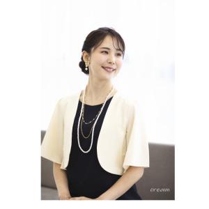 ボレロ 結婚式 パーティードレス ジャケット ...の詳細画像3