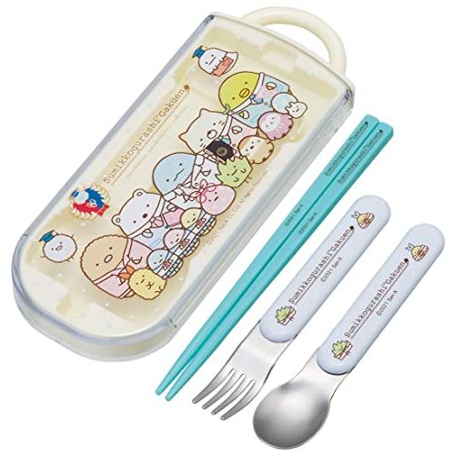 スケーター 子供用 抗菌 スライド トリオセット お弁当 箸 スプーン フォーク すみっコぐらし 学...