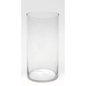 ベニーズ ガラス花瓶 BBG-133 直径15cm×高さ30cm 重量：1.14kg 円筒型 フラワーベース 花瓶 おしゃれ 透明 大型 ガラス｜anr-trading