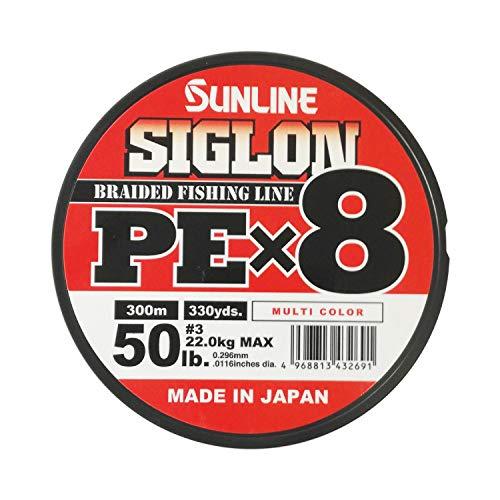 サンライン(SUNLINE) ライン シグロン PEx8 300m 5色 3号 50LB J