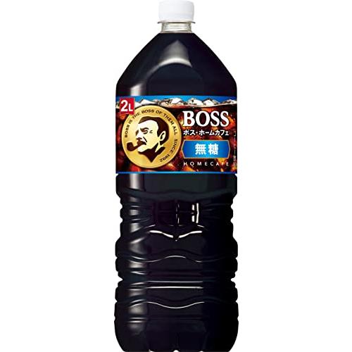 BOSS(ボス) サントリー ホームカフェ 無糖 液体 コーヒー 2L ×6本