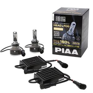 PIAA ヘッドライト/フォグライト用 LEDバルブ H8 / H9 / H11 / H16 6000K 54000cd 4900lm相当※ 車