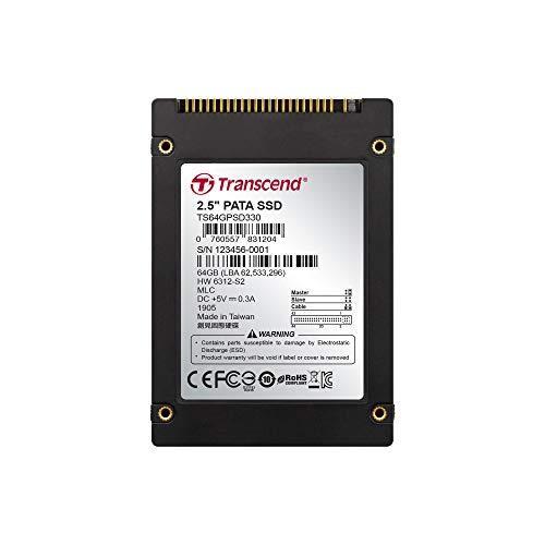 Transcend 64GB SSD 2.5インチ IDE 3年 TS64GPSD330