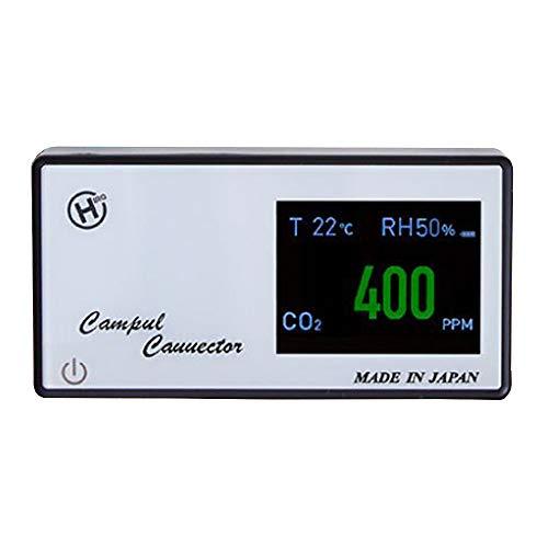 日本製 二酸化炭素濃度計測器 CO2濃度 温度 湿度 換気 タイミング 見える化 高感度密度計 二酸...