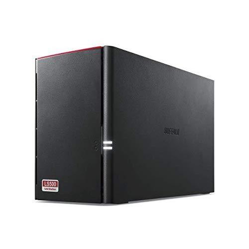 BUFFALO NAS スマホ/タブレット/PC対応 ネットワークHDD 8TB BLACK LS5...