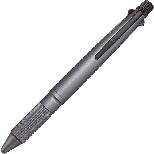 三菱鉛筆 多機能ペン ジェットストリーム 4&amp;1 メタルエディション 0.5 ガンメタリック 書きや...