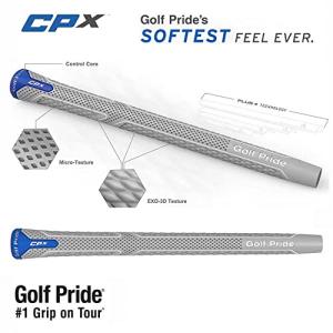 (ゴルフプライド) CPx 標準サイズ ゴルフグリップ .600 ラウンド グレー/ブルー｜anr-trading