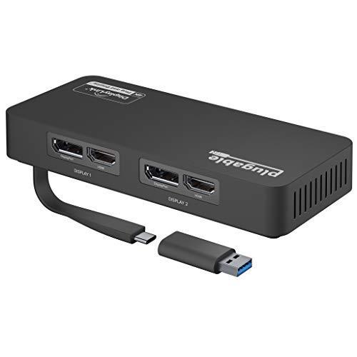 Plugable USB-C 変換グラフィックアダプタ、ディスプレイ変換 Windows、Mac 用...