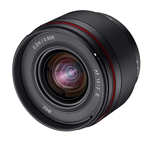 SAMYANG 超広角単焦点レンズ AF 12mm F2 E ソニー Eマウント APS-Cフォーマ...