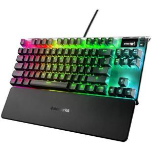 SteelSeries メカニカル ゲーミングキーボード 英語配列 テンキーレスApex Pro TKL US 64734(APEXPROTKL