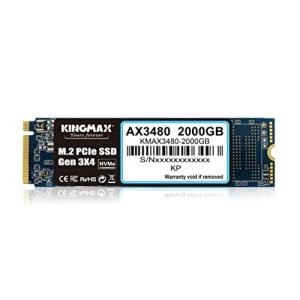 KINGMAX SSD M.2 2TB AX3480シリーズ　ケース付 KINGMAX SSD M.2 2TB AX3480シリーズ Type2280 NVMe PCIe Gen3x4