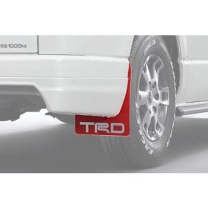 TRD MS328-26001 マッドフラップ レッド ハイエース(2##系) MS328-26001｜anr-trading