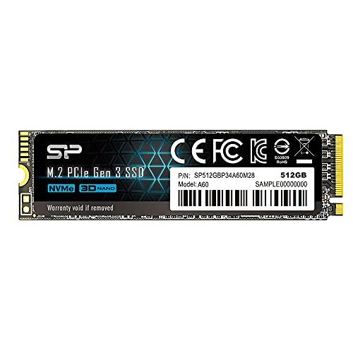 シリコンパワー SSD 512GB 3D NAND M.2 2280 PCIe3.0×4 NVMe1...